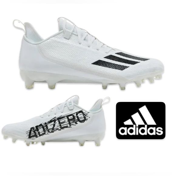 adidas Other - NEW [Adidas] Adizero Scorch Lightweight Football Cleats Black/White Men’s US 14